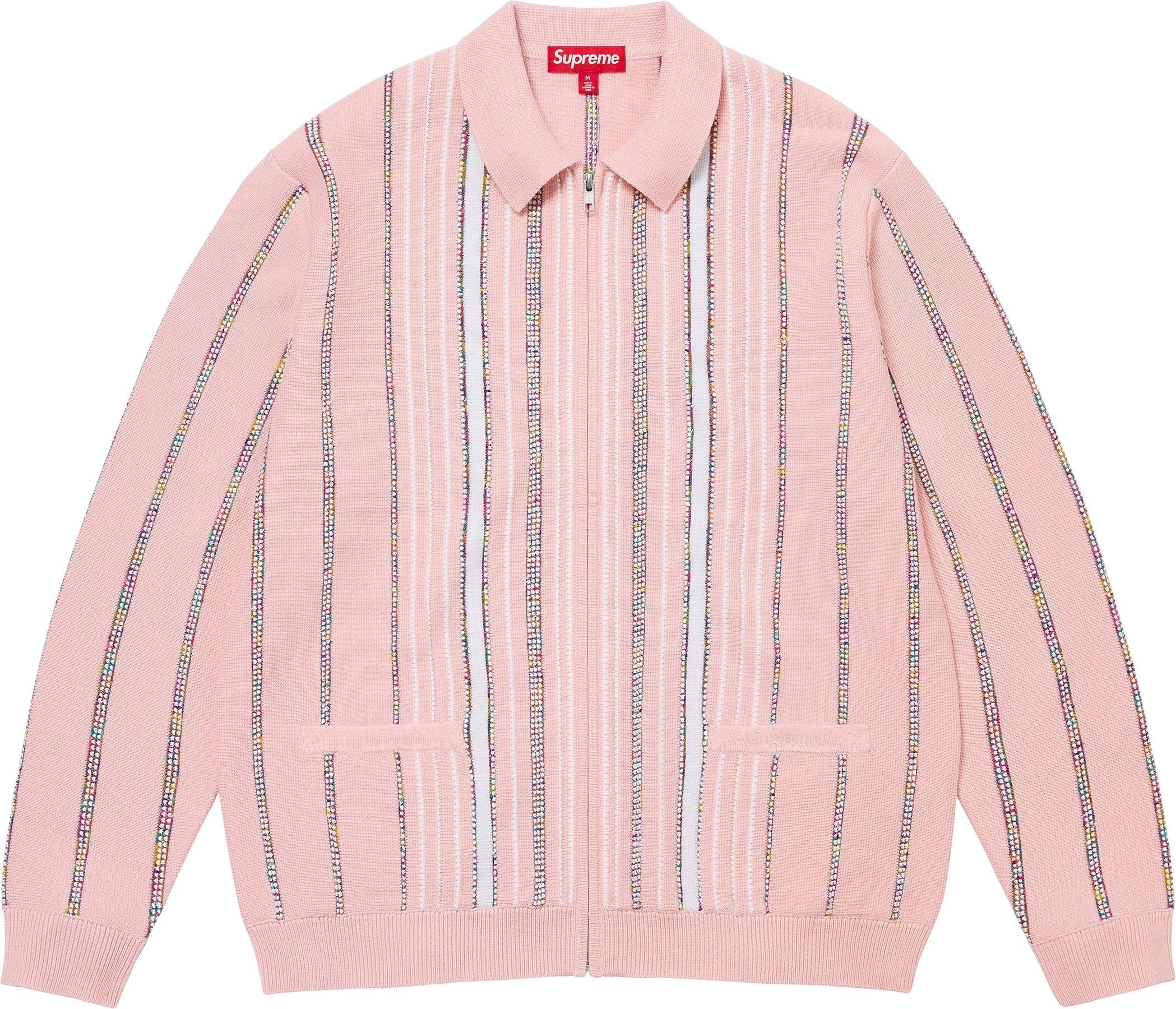 Speckle Stripe Zip Up Cardigan view 2